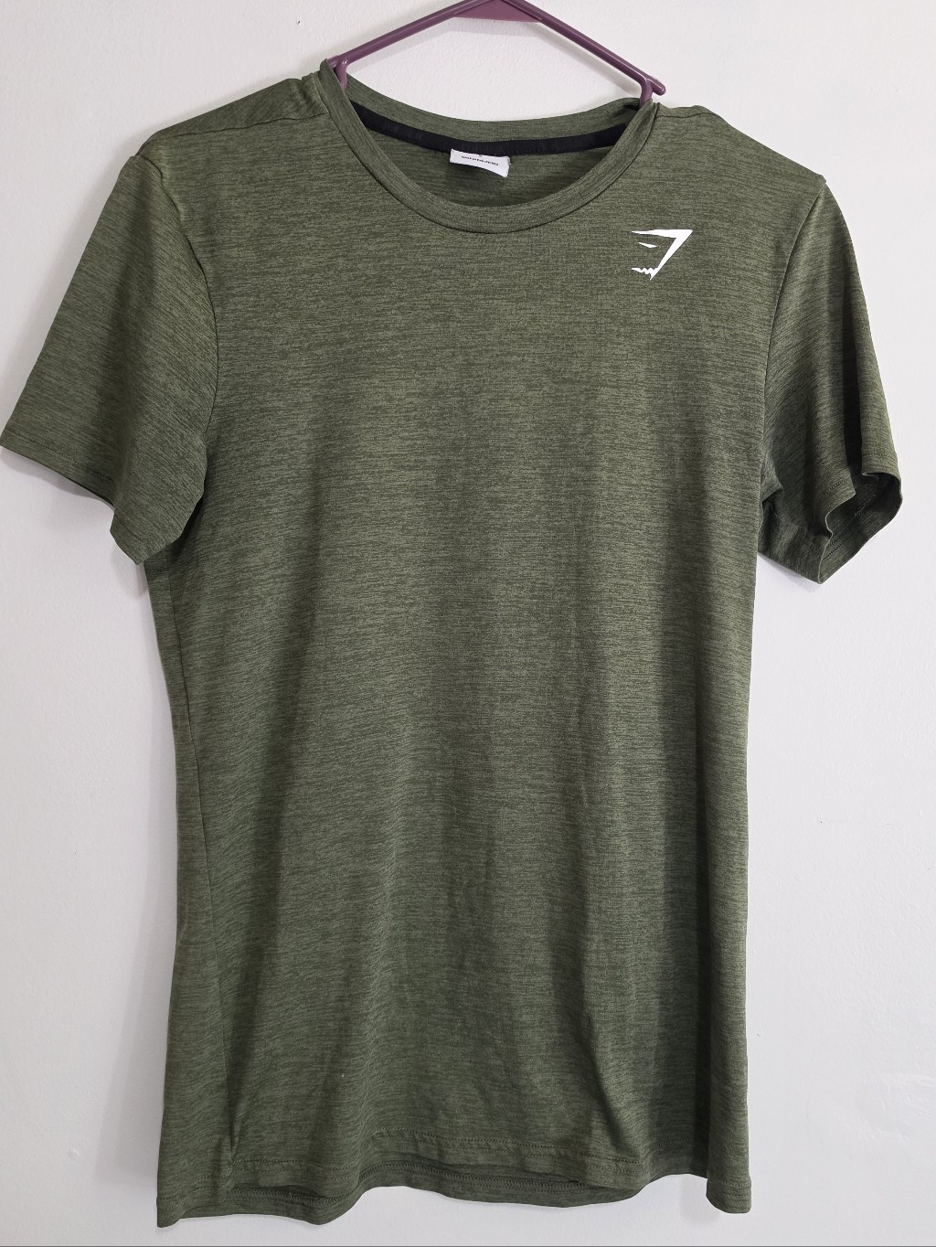 Gymshark Olive Green Short Sleeve Crew Neck Tee